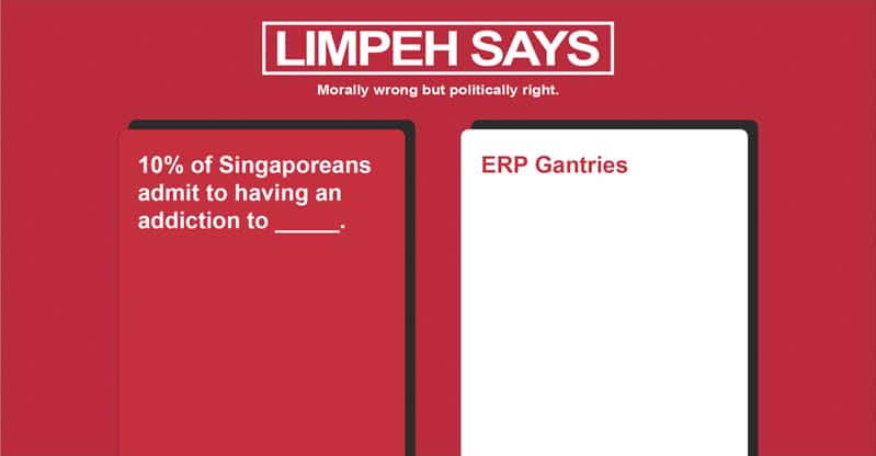 Cards against humanity limpeh says