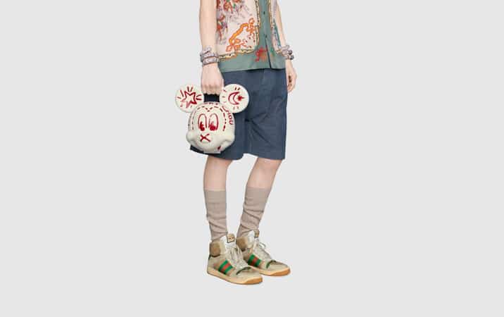 gucci mickey mouse bookbag