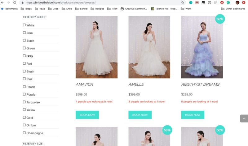 Brides the label wedding dress rental singapore