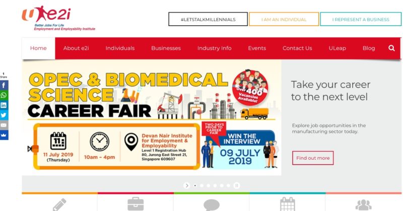Job portal seeker singapore - online e2i