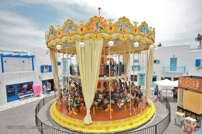 santorini park ride merry go round