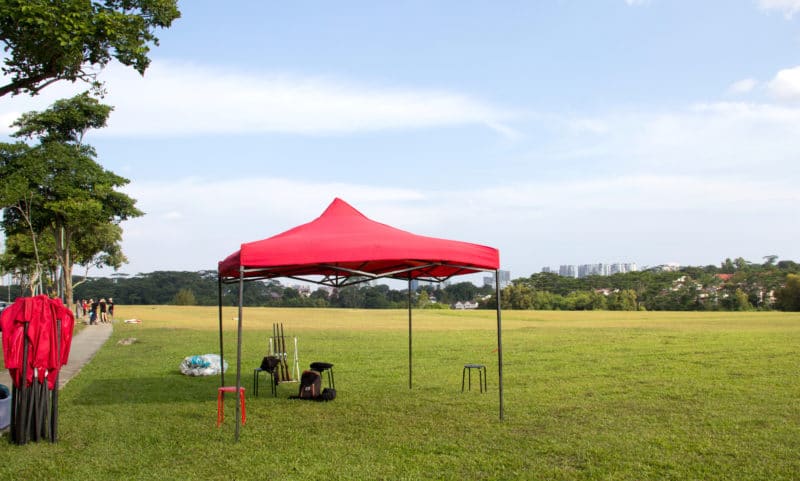 Laser Clay Tent