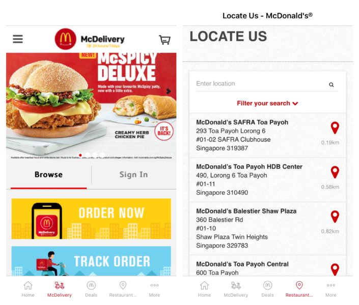 McDelivery Store Locator