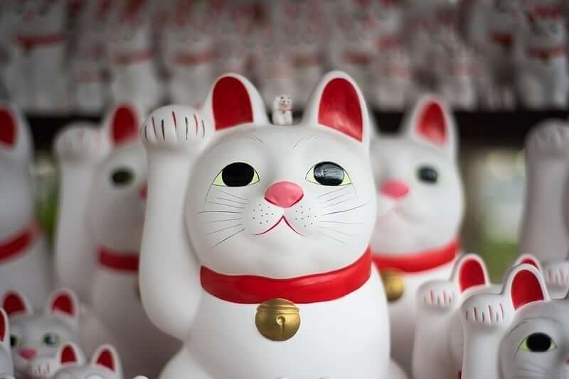 Gotokuji Temple fortune cats