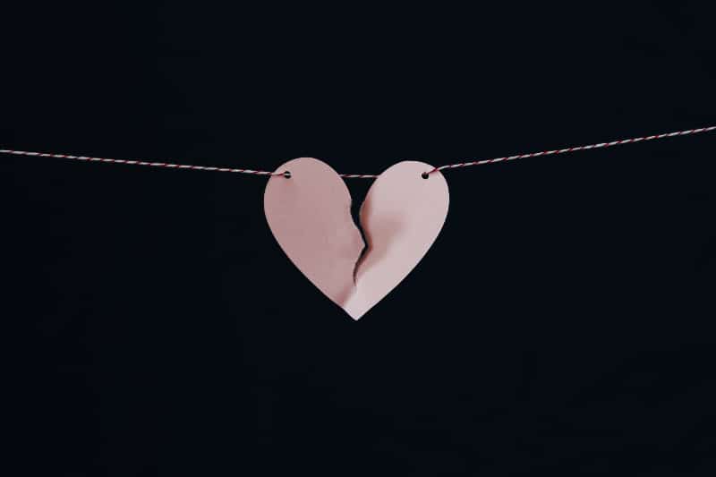 Torn Paper Heart 