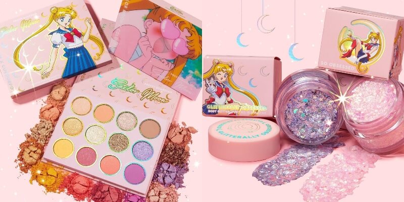 Sailor Moon Palette and Glitter Pots
